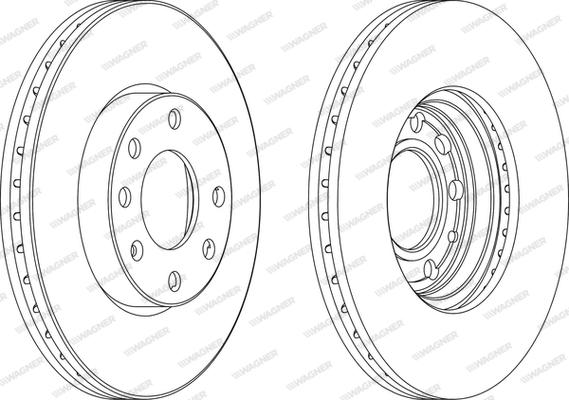 Wagner WGR1041-1 - Kočioni disk www.molydon.hr