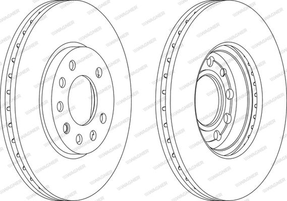 Wagner WGR1042-1 - Kočioni disk www.molydon.hr