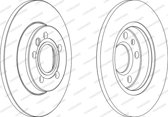Wagner WGR1012-1 - Kočioni disk www.molydon.hr