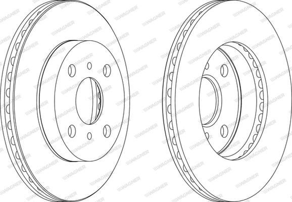 Wagner WGR1084-1 - Kočioni disk www.molydon.hr