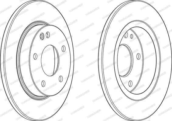 Wagner WGR1034-1 - Kočioni disk www.molydon.hr