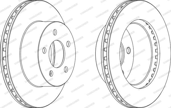 Wagner WGR1027-1 - Kočioni disk www.molydon.hr