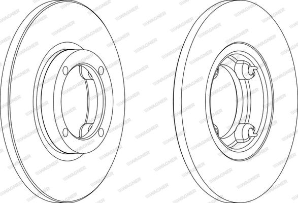 Wagner WGR1076-1 - Kočioni disk www.molydon.hr