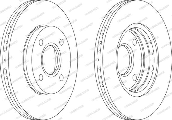 Wagner WGR1072-1 - Kočioni disk www.molydon.hr