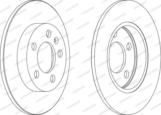 Wagner WGR1155-1 - Kočioni disk www.molydon.hr