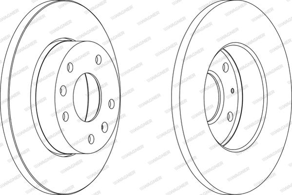 Wagner WGR1100-1 - Kočioni disk www.molydon.hr