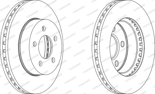 Wagner WGR1184-1 - Kočioni disk www.molydon.hr