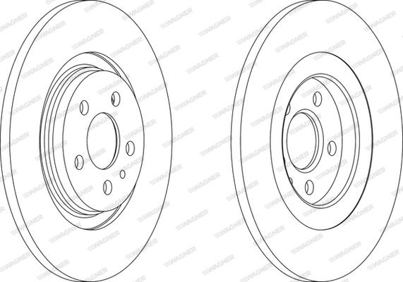 Wagner WGR1181-1 - Kočioni disk www.molydon.hr