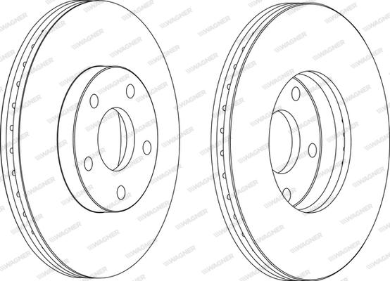 Wagner WGR1172-1 - Kočioni disk www.molydon.hr