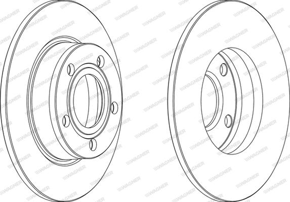 Wagner WGR1177-1 - Kočioni disk www.molydon.hr