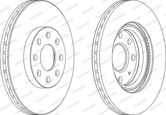 Wagner WGR1304-1 - Kočioni disk www.molydon.hr