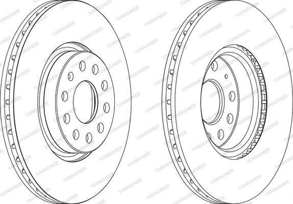 Wagner WGR1305-1 - Kočioni disk www.molydon.hr