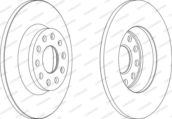 Wagner WGR1306-1 - Kočioni disk www.molydon.hr