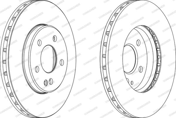 Wagner WGR1316-1 - Kočioni disk www.molydon.hr