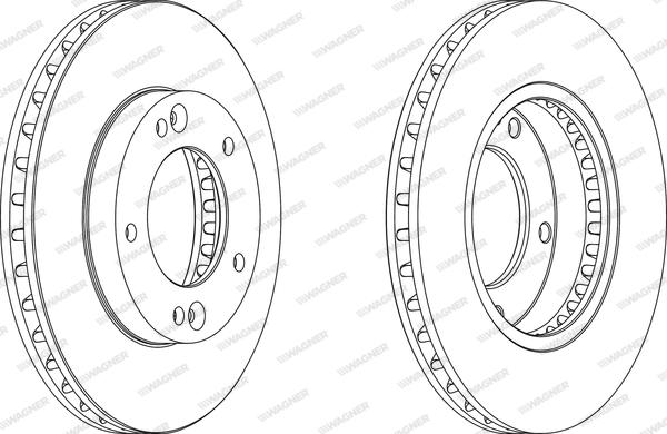 Wagner WGR1290-1 - Kočioni disk www.molydon.hr