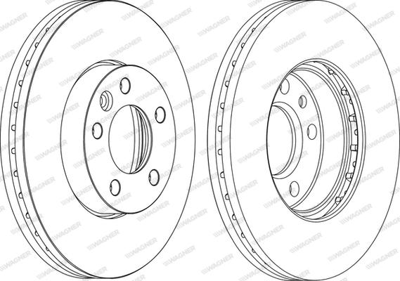 Wagner WGR1253-1 - Kočioni disk www.molydon.hr