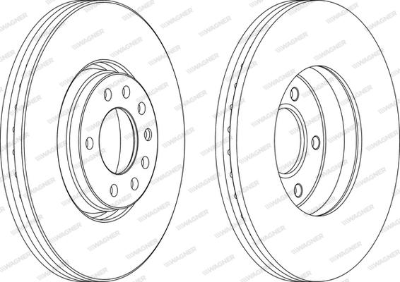 Wagner WGR1261-1 - Kočioni disk www.molydon.hr