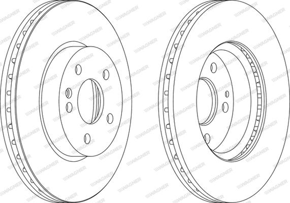 Wagner WGR1203-1 - Kočioni disk www.molydon.hr