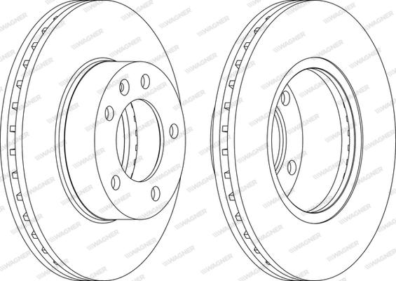 Wagner WGR1217-1 - Kočioni disk www.molydon.hr