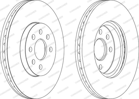 Wagner WGR1236-1 - Kočioni disk www.molydon.hr