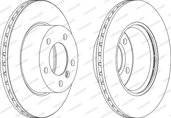 Wagner WGR1228-1 - Kočioni disk www.molydon.hr