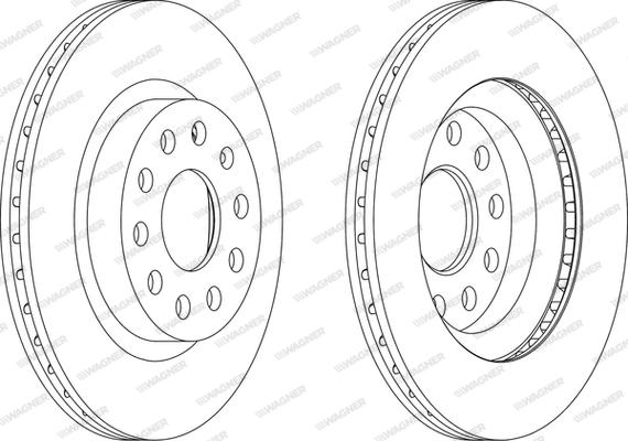 Wagner WGR1223-1 - Kočioni disk www.molydon.hr