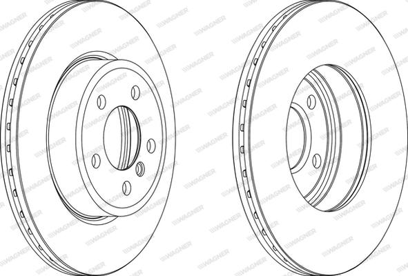 Wagner WGR1271-1 - Kočioni disk www.molydon.hr