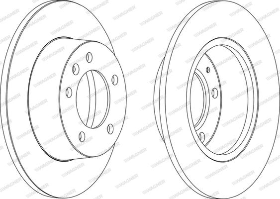 Wagner WGR1272-1 - Kočioni disk www.molydon.hr