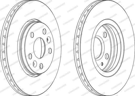 Wagner WGR1733-1 - Kočioni disk www.molydon.hr