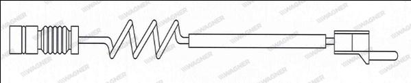 Wagner WWI326 - Signalni kontakt, trosenje kočione plocice www.molydon.hr