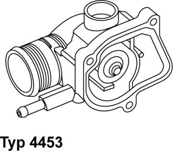 WAHLER 4453.87D - Termostat, rashladna tekućinu www.molydon.hr