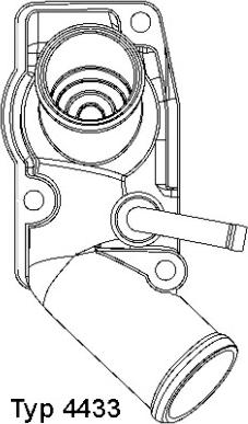 WAHLER 4433.92D - Termostat, rashladna tekućinu www.molydon.hr