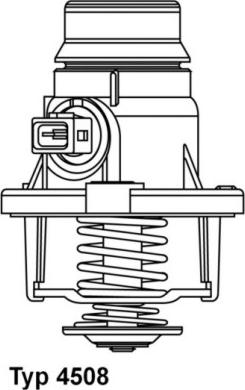 WAHLER 4508.101D - Termostat, rashladna tekućinu www.molydon.hr