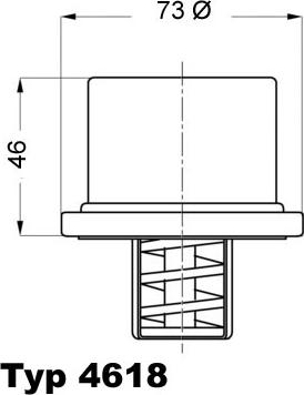 WAHLER 4618.82 - Termostat, rashladna tekućinu www.molydon.hr