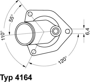 WAHLER 4164.92D - Termostat, rashladna tekućinu www.molydon.hr