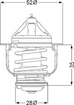 WAHLER 410182.84D - Termostat, rashladna tekućinu www.molydon.hr