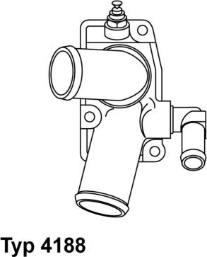 WAHLER 4188.92D - Termostat, rashladna tekućinu www.molydon.hr