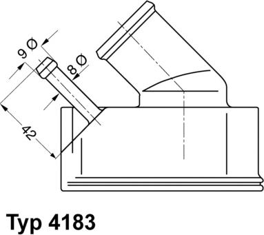 WAHLER 4183.82D - Termostat, rashladna tekućinu www.molydon.hr