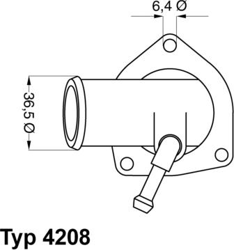 WAHLER 4208.92D - Termostat, rashladna tekućinu www.molydon.hr