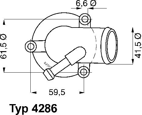 WAHLER 428687D - Termostat, rashladna tekućinu www.molydon.hr