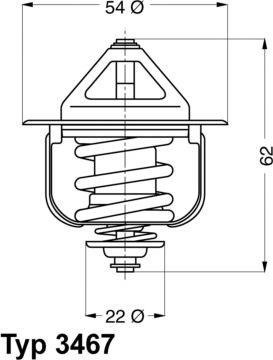 WAHLER 346785D - Termostat, rashladna tekućinu www.molydon.hr