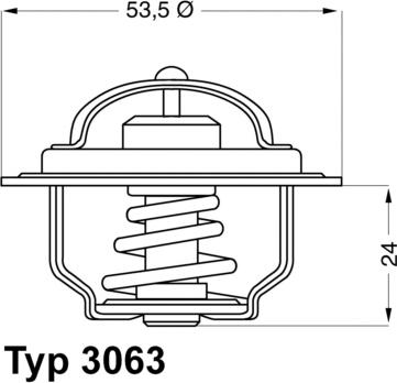 WAHLER 3063.75 - Termostat, rashladna tekućinu www.molydon.hr