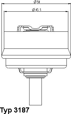 WAHLER 3187.73 - Termostat, rashladna tekućinu www.molydon.hr