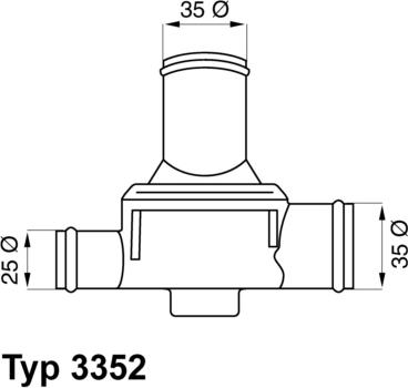 WAHLER 3352.80 - Termostat, rashladna tekućinu www.molydon.hr