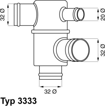 WAHLER 3333.87 - Termostat, rashladna tekućinu www.molydon.hr