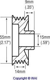 WAI 24-83252 - Remenica, alternator www.molydon.hr