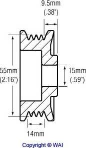 WAI 24-82256 - Remenica, alternator www.molydon.hr