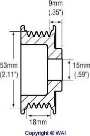 WAI 24-82265 - Remenica, alternator www.molydon.hr