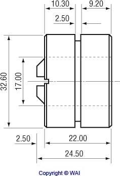 WAI 28-91851 - Klizni prsten, alternator www.molydon.hr