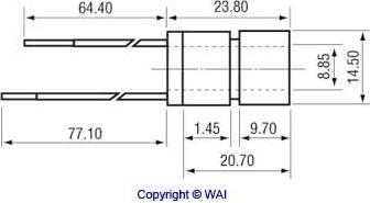 WAI 28-82853 - Klizni prsten, alternator www.molydon.hr